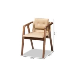 2pc Marcena Imitation Leather Upholstered And Wood Dining Chair Set - Baxton Studio 19 2pc Marcena Imitation Leather Upholstered And Wood Dining Chair Set - Baxton Studio -Home Furniture Shop-Baxton Studio GUEST 00ae3434 fa2e 4734 be74 9c8c84d5d7ec