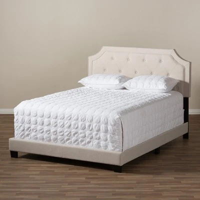 Willis Modern And Contemporary Fabric Upholstered Bed - Baxton Studio 8 Willis Modern And Contemporary Fabric Upholstered Bed - Baxton Studio - Image 6