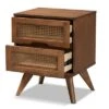 Barrett Wood And Synthetic Rattan 2 Drawer Nightstand Walnut Brown - Baxton Studio 2 Barrett Wood And Synthetic Rattan 2 Drawer Nightstand Walnut Brown - Baxton Studio -Home Furniture Shop-Baxton Studio GUEST 012584a5 8dff 4f84 a0e1 b243e4e4f0af