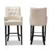 2pc Aldon Upholstered And Wood Bar Stool Set - Baxton Studio -Home Furniture Shop-Baxton Studio GUEST 01deff44 5d90 470e bddf 859aeb2efeed
