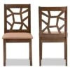 Set Of 2 Abilene Midcentury Fabric Upholstered And Walnut Finished Dining Chairs Brown - Baxton Studio -Home Furniture Shop-Baxton Studio GUEST 04af7386 ebd1 4510 b513 4ba2728f3b44