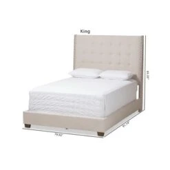 Georgette Modern And Contemporary Fabric Upholstered Bed - Baxton Studio 17 Georgette Modern And Contemporary Fabric Upholstered Bed - Baxton Studio -Home Furniture Shop-Baxton Studio GUEST 04f5e4b4 9948 4ca0 badd 9dd454dd4923