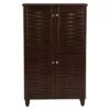 Winda Modern And Contemporary 4-Door Wooden Entryway Shoes Storage Cabinet - Dark Brown - Baxton Studio -Home Furniture Shop-Baxton Studio GUEST 06317308 79e2 4bff a59f 425aa0436c46