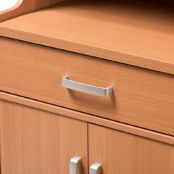 Lowell Modern And Contemporary Wood Finish Kitchen Cabinet Brown - Baxton Studio -Home Furniture Shop-Baxton Studio GUEST 092fcc33 3542 461d ba0b 370d3be2f7f7