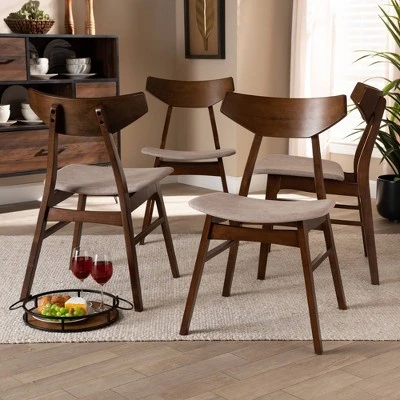 Set Of 4 Danica Dining Chair - Baxton Studio 5 Set Of 4 Danica Dining Chair - Baxton Studio - Image 3