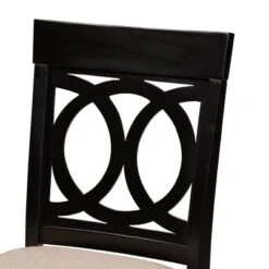 Set Of 2 Verina Upholstered Wood Counter Height Barstools Sand/Espresso - Baxton Studio -Home Furniture Shop-Baxton Studio GUEST 0a6d7069 de05 4892 b45a 5f022cca2f93