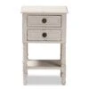 Lenore Country Cottage Farmhouse 2 Drawer Nightstand White - Baxton Studio 1 Lenore Country Cottage Farmhouse 2 Drawer Nightstand White - Baxton Studio -Home Furniture Shop-Baxton Studio GUEST 0ab563f7 2d3e 48e9 822d 76a91a05419a