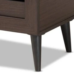 Salma Wood 2 Door Shoe Storage Cabinet Dark Brown - Baxton Studio -Home Furniture Shop-Baxton Studio GUEST 0bbb8fd3 9b3f 4240 8b43 4eac4481e2b0