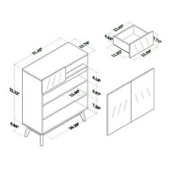 Hartman Wood Shoe Cabinet Walnut Brown - Baxton Studio -Home Furniture Shop-Baxton Studio GUEST 0dc9f667 deac 4a2d bd82 f654aeaeb8de
