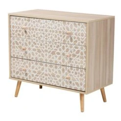 Beau Two-Tone Wood 3 Drawer Storage Cabinet White/Natural Brown - Baxton Studio -Home Furniture Shop-Baxton Studio GUEST 0ddd5b5a 09d6 473e bba2 17946c75c028