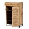 Coolidge Wood 5 Shelf Storage Cabinet Oak Brown - Baxton Studio -Home Furniture Shop-Baxton Studio GUEST 101ff9af d45f 4b01 974b d101728c585f