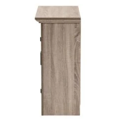 Bruce Farmhouse Wood 2 Doors Shoe Storage Cabinet Oak/Brown - Baxton Studio -Home Furniture Shop-Baxton Studio GUEST 1104c36e d37c 41e6 a392 7e0bffd63b1c