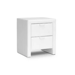 Frey Upholstered Modern Nightstand - Baxton Studio -Home Furniture Shop-Baxton Studio GUEST 117f63da 2d3a 4d15 b869 aa2375c209be