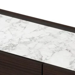 Walker Wood 6 Drawer Dresser With Faux Marble Top Dark Brown/Marble/Gold - Baxton Studio 15 Walker Wood 6 Drawer Dresser With Faux Marble Top Dark Brown/Marble/Gold - Baxton Studio -Home Furniture Shop-Baxton Studio GUEST 11f3a0f1 207a 4b56 a6bf 4dad1cf5e610