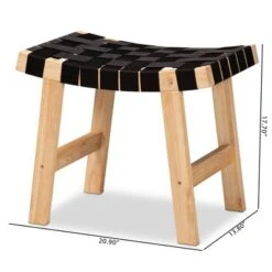 Nahla Rustic Wood Accent Bench Black/Oak Brown - Baxton Studio -Home Furniture Shop-Baxton Studio GUEST 13a29de2 74e7 402d 8fc7 fc214d0d2756