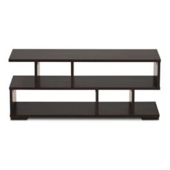 Arne Wood TV Stand For TVs Up To 32" Dark Brown - Baxton Studio