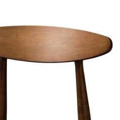 Set Of 2 Flora Mid-Century Modern Walnut Finished Wood Upholstered Barstools Black - Baxton Studio -Home Furniture Shop-Baxton Studio GUEST 1542d778 8430 402a b1dd 08f84a4582dc