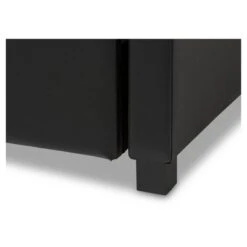 Frank Modern And Contemporary Faux Leather Button - Tufting Sofa Daybed With Roll - Out Trundle Guest Bed - Twin - Baxton Studio 13 Frank Modern And Contemporary Faux Leather Button - Tufting Sofa Daybed With Roll - Out Trundle Guest Bed - Twin - Baxton Studio -Home Furniture Shop-Baxton Studio GUEST 156c2d3e 5710 4eb6 9d67 99b443d0f424