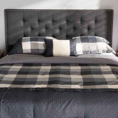 Windsor Modern And Contemporary Fabric Headboard - Baxton Studio 5 Windsor Modern And Contemporary Fabric Headboard - Baxton Studio - Image 3