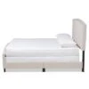 Morgan Fabric Upholstered Panel Bed - Baxton Studio
