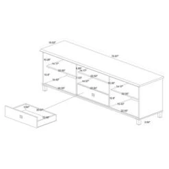 Unna Wood 2 Door TV Stand For TVs Up To 65" Oak Brown/Black - Baxton Studio -Home Furniture Shop-Baxton Studio GUEST 1796c9ba f0b2 4597 8444 a386224141b9