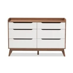 Brighton Mid-Century Modern Wood 6 Drawer Storage Dresser Brown - Baxton Studio 12 Brighton Mid-Century Modern Wood 6 Drawer Storage Dresser Brown - Baxton Studio -Home Furniture Shop-Baxton Studio GUEST 18077dbb 6898 4fb9 996d a25741dbf1a7