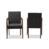 Set Of 2 Andrea Mid - Century Modern Upholstered Wooden Armchair - Dark Gray - Baxton Studio 1 Set Of 2 Andrea Mid - Century Modern Upholstered Wooden Armchair - Dark Gray - Baxton Studio -Home Furniture Shop-Baxton Studio GUEST 188c1a17 32ad 4e1b a0cc e88ae2a2f181