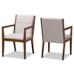 Set Of 2 Theresa Fabric Upholstered Wood Living Room Accent Chair - Baxton Studio 21 Set Of 2 Theresa Fabric Upholstered Wood Living Room Accent Chair - Baxton Studio -Home Furniture Shop-Baxton Studio GUEST 191561ac a13b 4ffb bab8 4b16f648c21f