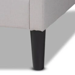 Twin Milligan Upholstered And Wood Daybed - Baxton Studio -Home Furniture Shop-Baxton Studio GUEST 194f1b0b 538f 4bc0 9163 ef84527ead8e