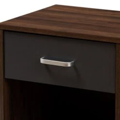 Hansel 1 Drawer And Finished Nightstand Brown/Gray - Baxton Studio 15 Hansel 1 Drawer And Finished Nightstand Brown/Gray - Baxton Studio -Home Furniture Shop-Baxton Studio GUEST 1b606d3d 1375 4f98 8151 d5925bea7f1f