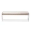 Hildon Modern And Contemporary Microsuede Fabric Upholstered Lux Bench With Paneled Acrylic Legs - Buff Beige - Baxton Studio 1 Hildon Modern And Contemporary Microsuede Fabric Upholstered Lux Bench With Paneled Acrylic Legs - Buff Beige - Baxton Studio -Home Furniture Shop-Baxton Studio GUEST 1c206c9b 0d22 4e6f a48b 5a243d01f2de