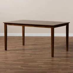 Eveline Rectangular Wood Dining Table Walnut Brown - Baxton Studio 11 Eveline Rectangular Wood Dining Table Walnut Brown - Baxton Studio -Home Furniture Shop-Baxton Studio GUEST 1c82e478 44c9 4a16 9549 b8b8625efa04