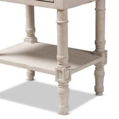 Lenore Country Cottage Farmhouse 2 Drawer Nightstand White - Baxton Studio -Home Furniture Shop-Baxton Studio GUEST 1d4c2d23 8a5d 4124 a010 70d54d90ae9c