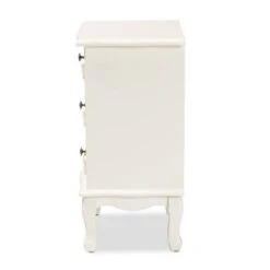 Callen Wood 3 Drawer Nightstand White - Baxton Studio 14 Callen Wood 3 Drawer Nightstand White - Baxton Studio -Home Furniture Shop-Baxton Studio GUEST 1e5e07d6 137a 4bda a3ce dab358b3047f