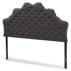Hilda Modern And Contemporary Fabric Headboard Dark Gray - Baxton Studio -Home Furniture Shop-Baxton Studio GUEST 1f77e765 c3de 42a0 93e1 10d60805c74e