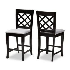 Set Of 2 Alora Upholstered Wood Counter Height Barstools - Baxton Studio -Home Furniture Shop-Baxton Studio GUEST 20e0693f 501d 49b5 b0e8 e7571d715c9f