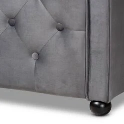 Freda Velvet Fabric Upholstered Button Tufted Daybed - Baxton Studio 11 Freda Velvet Fabric Upholstered Button Tufted Daybed - Baxton Studio -Home Furniture Shop-Baxton Studio GUEST 20eedcb8 29e7 47a6 b82d 297e4baf08e7