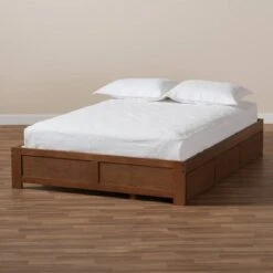 Wren 3 Drawer Storage Bed Frame Walnut - Baxton Studio 25 Wren 3 Drawer Storage Bed Frame Walnut - Baxton Studio -Home Furniture Shop-Baxton Studio GUEST 21c1f298 66e8 4c56 b362 875ad23874aa