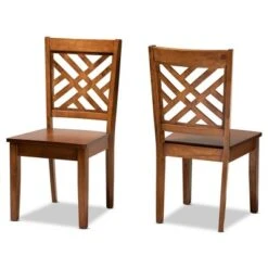 Caron Wood Dining Chair Set - Baxton Studio 16 Caron Wood Dining Chair Set - Baxton Studio -Home Furniture Shop-Baxton Studio GUEST 21f9857d ede3 458a 87d7 30a440b58468