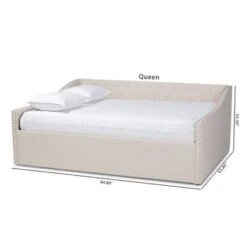 Haylie Upholstered Daybed - Baxton Studio 17 Haylie Upholstered Daybed - Baxton Studio -Home Furniture Shop-Baxton Studio GUEST 22608ae0 7beb 4dbd a95b 6eca4a733966