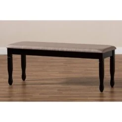 Corey Fabric Upholstered And Wood Dining Bench - Baxton Studio 14 Corey Fabric Upholstered And Wood Dining Bench - Baxton Studio -Home Furniture Shop-Baxton Studio GUEST 2279a46e 9654 46da 93e2 25f92d312ecc