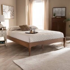 Marieke Wood Bed Frame Ash Walnut - Baxton Studio -Home Furniture Shop-Baxton Studio GUEST 22a782fb 5d74 4a2e a4a1 3f9add893285