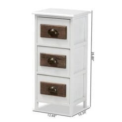 Fanning Two-Tone Wood 3 Drawer Storage Unit White/Brown - Baxton Studio 17 Fanning Two-Tone Wood 3 Drawer Storage Unit White/Brown - Baxton Studio -Home Furniture Shop-Baxton Studio GUEST 22dcec4e 5adb 4b96 a63e d4d7ccd9332b