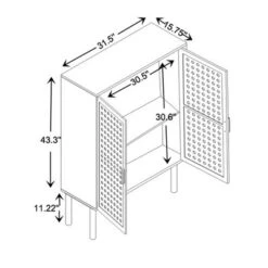 Maclean Rattan Wood 2 Door Storage Cabinet Natural/Brown - Baxton Studio 23 Maclean Rattan Wood 2 Door Storage Cabinet Natural/Brown - Baxton Studio -Home Furniture Shop-Baxton Studio GUEST 241c5ca0 06ad 4b9f bb57 0bd16547bdfc