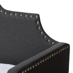Twin Ally Fabric Upholstered Sofa Daybed With Roll Out Trundle Guest Bed Dark Gray - Baxton Studio 14 Twin Ally Fabric Upholstered Sofa Daybed With Roll Out Trundle Guest Bed Dark Gray - Baxton Studio -Home Furniture Shop-Baxton Studio GUEST 25063da4 dc9e 4ef9 9e8c 0076f9d6c298