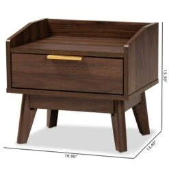Lena Walnut Finished Wood Nightstand Brown - Baxton Studio -Home Furniture Shop-Baxton Studio GUEST 25774bd2 9769 49af 86fa e5186f8ce6cf