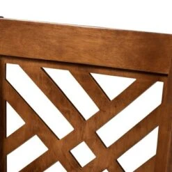 Set Of 2 Caron Fabric Upholstered Wood Counter Height Pub Chair Set Gray/Walnut - Baxton Studio -Home Furniture Shop-Baxton Studio GUEST 25ee35aa e999 4330 b186 e2c8bdb7f76d