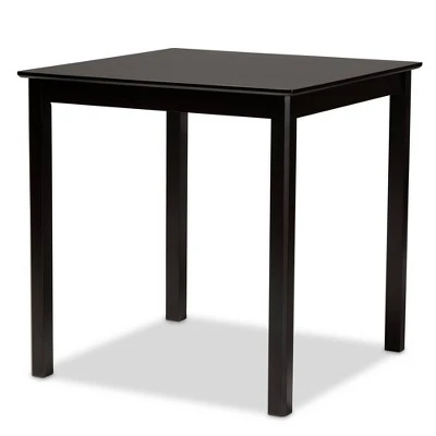 5pc Darcie Upholstered Wood Pub Counter Height Dining Set Gray/Espresso - Baxton Studio 9 5pc Darcie Upholstered Wood Pub Counter Height Dining Set Gray/Espresso - Baxton Studio - Image 7