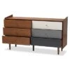 Halden Wood 6 Drawer Dresser Brown/Gray - Baxton Studio -Home Furniture Shop-Baxton Studio GUEST 2ab35e4c e37b 4c19 9601 037a91325a28