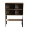 Asher Wood And Metal 2 Door Sideboard Dining Cabinet Natural Brown/Black - Baxton Studio 1 Asher Wood And Metal 2 Door Sideboard Dining Cabinet Natural Brown/Black - Baxton Studio -Home Furniture Shop-Baxton Studio GUEST 2c3342a2 332b 40a2 93b3 dab7a9ca7894
